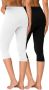 Vivance active Caprilegging met rubberen tailleband loungewear (Set van 2) - Thumbnail 5