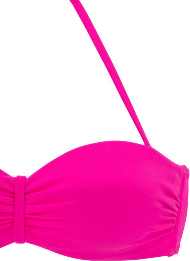 Vivance Beugelbikini in bandeaumodel in trendy effen kleur