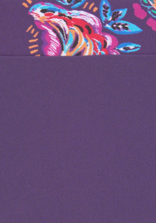 Vivance Beugelbikini in bandeaumodel met paarskleurige paisleyprint