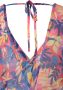 Vivance Chiffon tuniek met bladprint blousejurk strandkleding zomers - Thumbnail 4