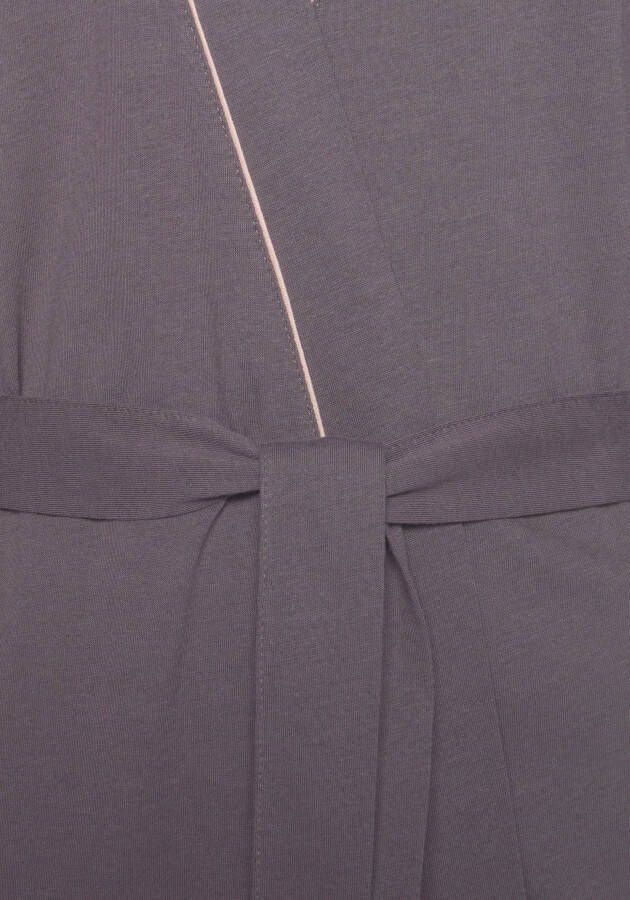 Vivance Dreams Kimono met contrasterende paspel-details (1 stuk)