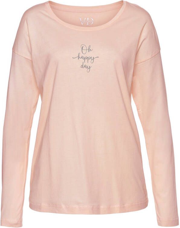 Vivance Dreams Pyjama top met zomer-statementprint