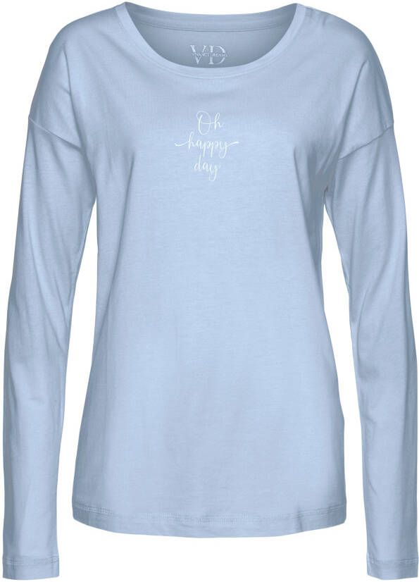 Vivance Dreams Pyjama top met zomer-statementprint