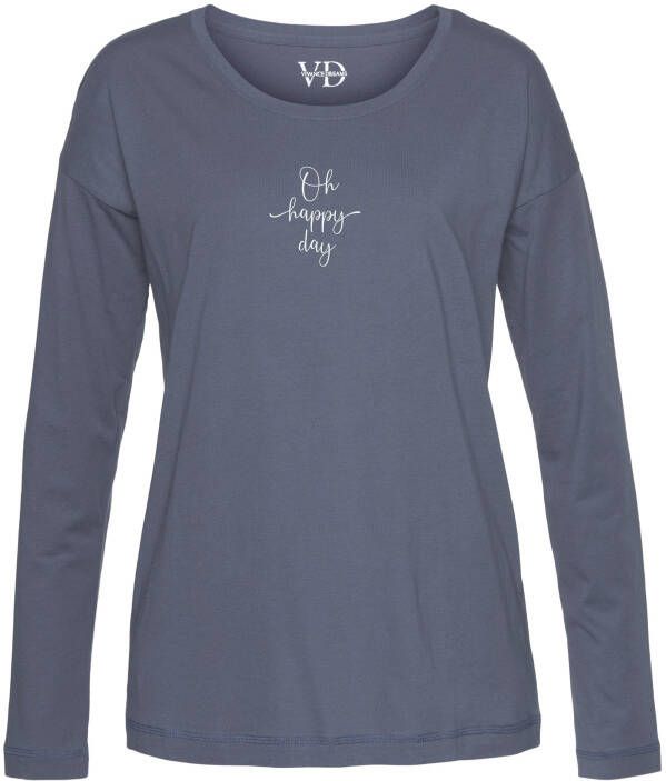 Vivance Dreams Pyjama top met zomer-statementprint