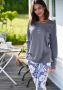 Lascana Pyjamabovendeel met statementprint model 'Cozy Dreams' - Thumbnail 4