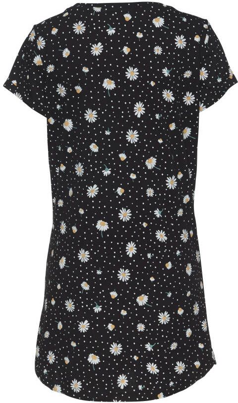 Vivance Dreams Nachthemd met madeliefje-print