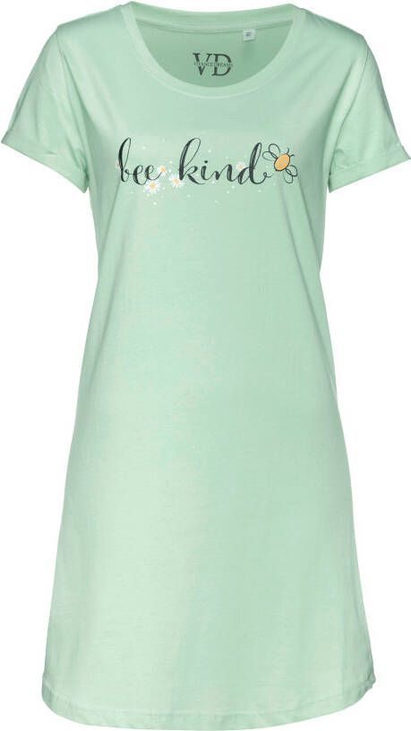 Vivance Dreams Nachthemd met madeliefje-print