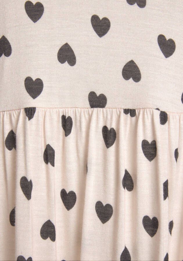 Vivance Dreams Nachthemd met rimpelrandjes