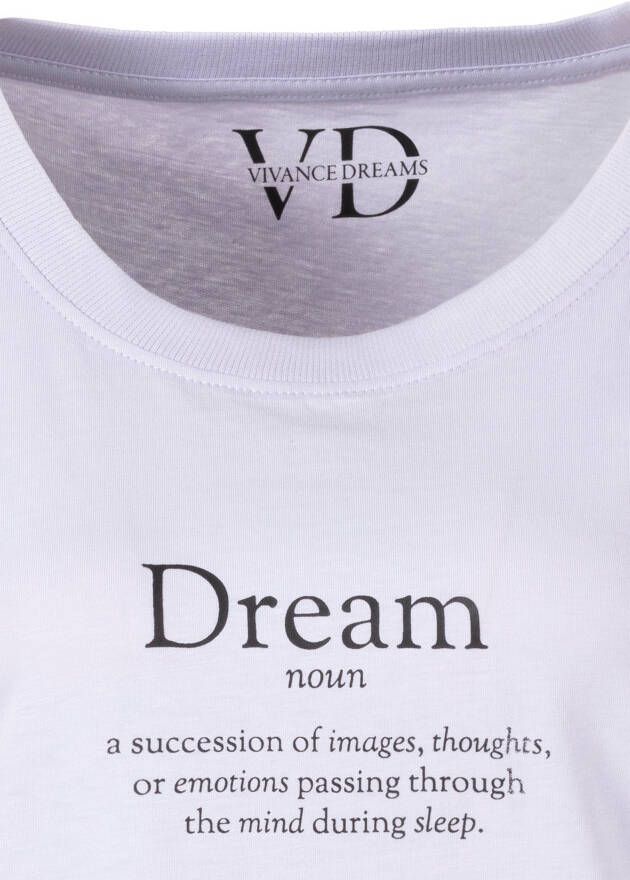 Vivance Dreams Nachthemd met statementprint