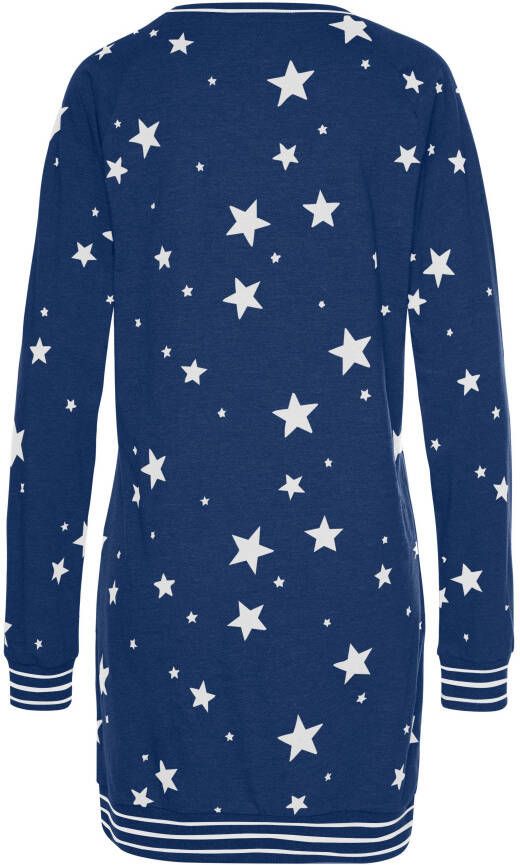 Vivance Dreams Nachthemd met trendy sterrenprint