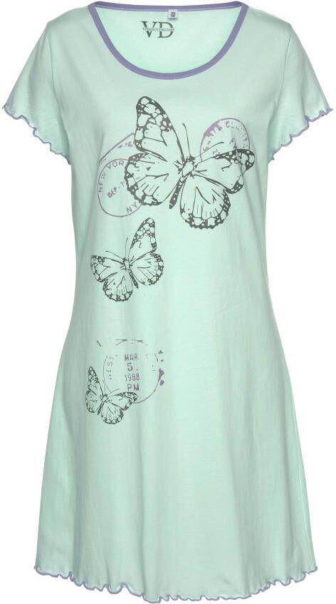 Vivance Dreams Nachthemd met vlindermotief