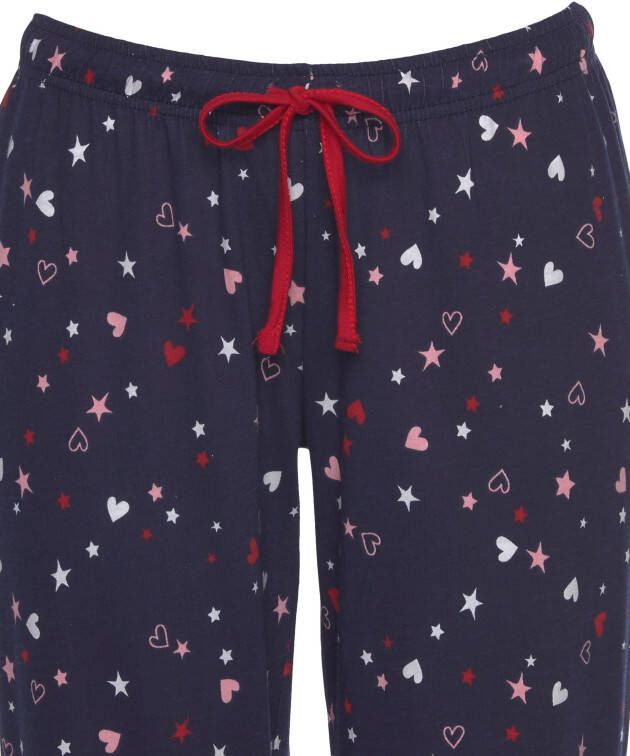 Vivance Dreams Pyjama met schattige hart-sterrenprint (2-delig 1 stuk)