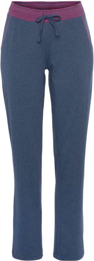 Vivance Dreams Pyjama met decoratieve flatlock-naden in neonkleuren (2-delig)