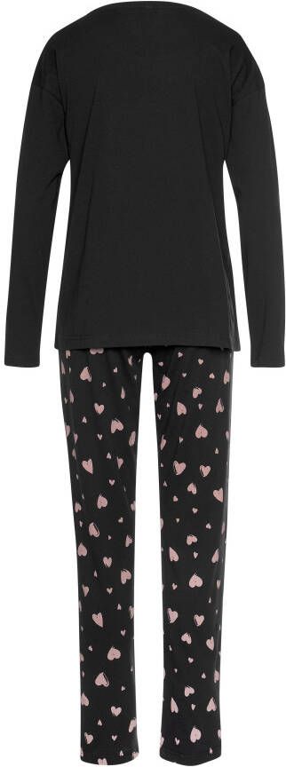 Vivance Dreams Pyjama met hartjesmotief (2-delig 1 stuk)