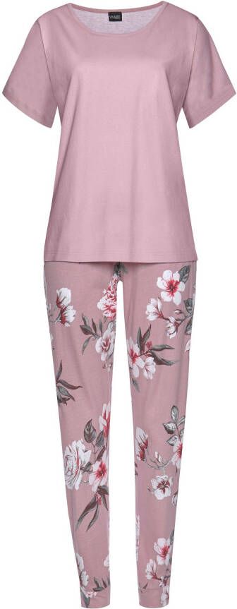 Vivance Dreams Pyjama met bloemenprint (2-delig 1 stuk)