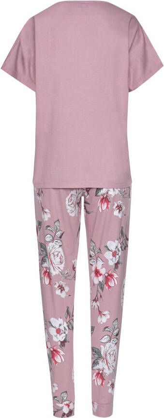 Vivance Dreams Pyjama met bloemenprint (2-delig 1 stuk)