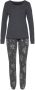 Vivance Dreams Pyjama met hortensia-motief (2-delig 1 stuk) - Thumbnail 2