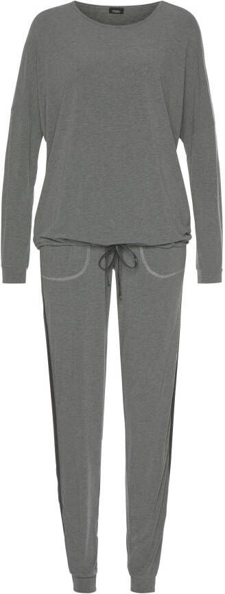 Vivance Dreams Pyjama met opgestikte strepen opzij (2-delig 1 stuk)