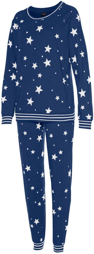 Vivance Dreams Pyjama met sterrenprint (2-delig 1 stuk)