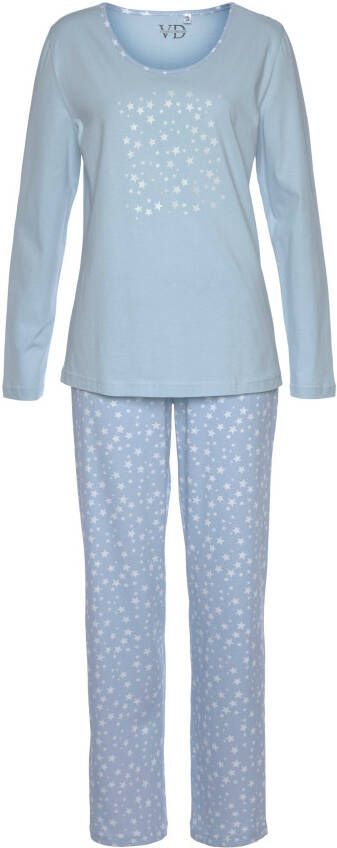 Vivance Dreams Pyjama met sterrenprint (2-delig 1 stuk)
