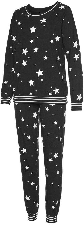 Vivance Dreams Pyjama met sterrenprint (2-delig 1 stuk)