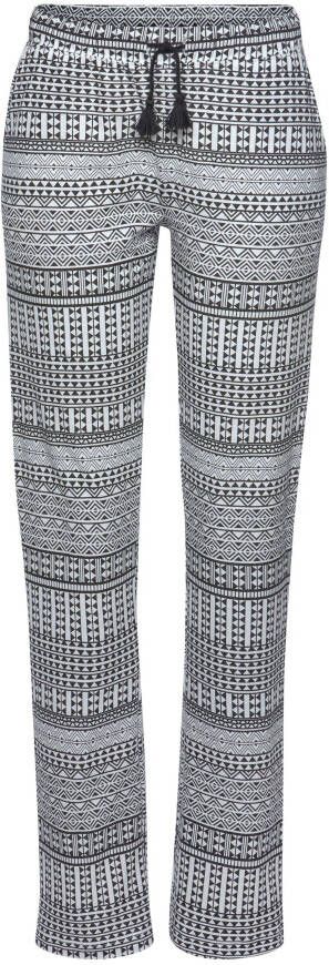 Vivance Dreams Pyjama met zwart wit etnomotief (2-delig 1 stuk)