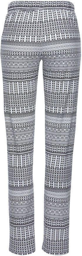 Vivance Dreams Pyjama met zwart wit etnomotief (2-delig 1 stuk)