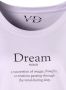 Vivance Dreams Pyjama top met statementprint - Thumbnail 6