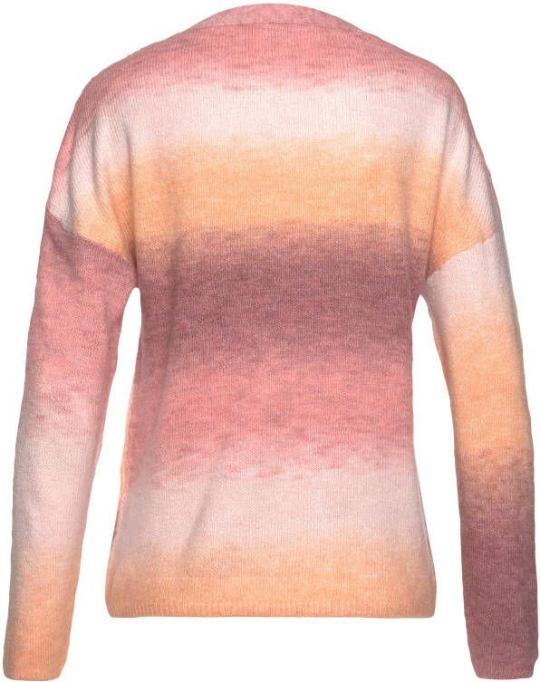 Vivance Gebreide trui van garen met kleurverloop