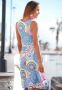 Vivance Jerseyjurk met all-over print en v-hals kleurrijke zomerjurk - Thumbnail 3