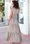 Vivance Maxi-jurk en all-over print zomerjurk met split (Met een bindceintuur) - Thumbnail 3