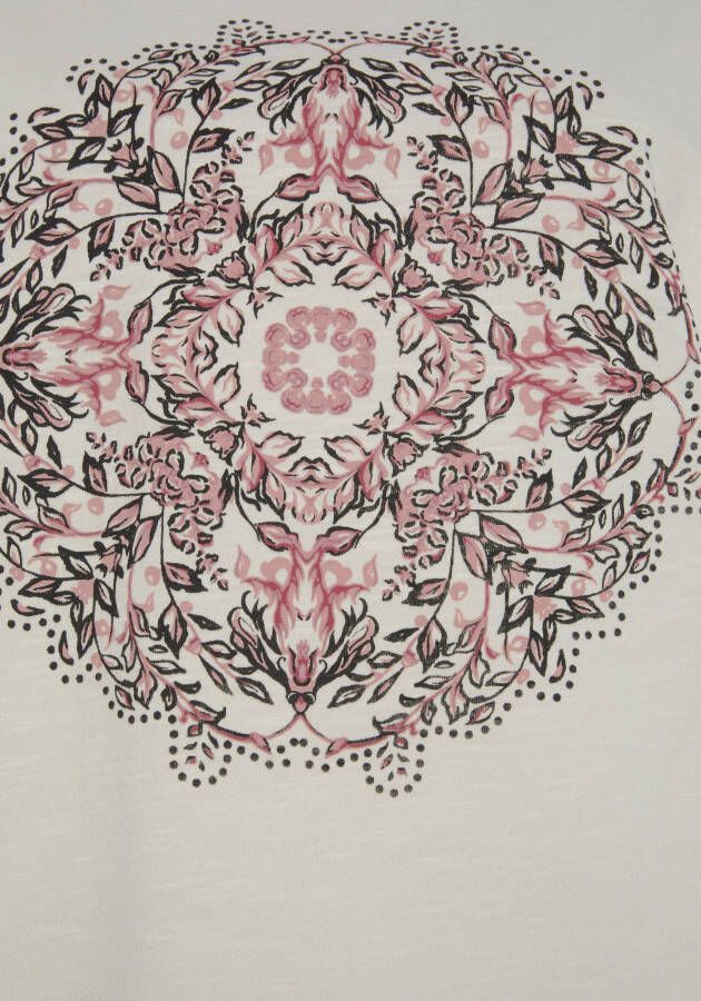 Vivance Shirt met korte mouwen Met modieuze frontprint in een zachte katoenkwaliteit