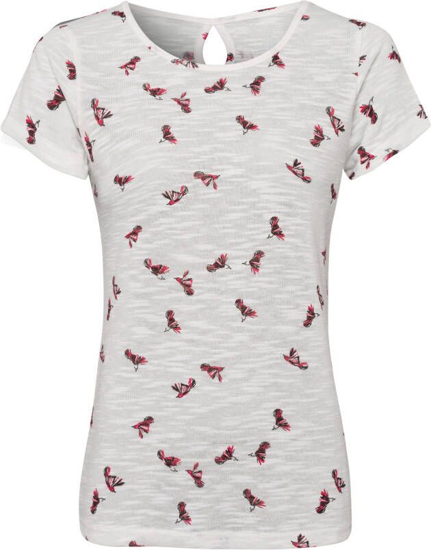 Vivance T-shirt met mooie kolibrie-print (Set van 2)