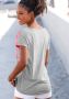 Vivance T-shirt met neonprint shirt met korte mouwen losse pasvorm - Thumbnail 3