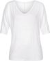 Vivance T-shirt met cut-outs bij de mouwen shirt met korte mouwen en v-hals casual - Thumbnail 2