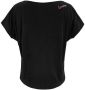 Winshape Oversized shirt MCT002 ultralicht met neon pinkkleurige glitter-print - Thumbnail 2