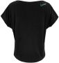 Winshape Oversized shirt MCT002 ultralicht met neonblauwe glitter-print - Thumbnail 2