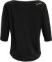 Winshape Shirt met 3 4-mouwen MCS001 ultralicht met neongele glitter-print - Thumbnail 2