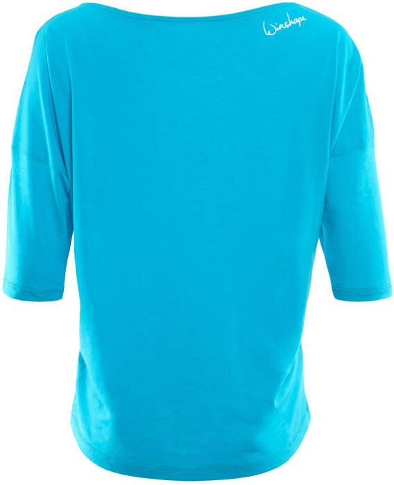 Winshape Shirt met 3 4-mouwen MCS001 ultralicht met witte glitter-print