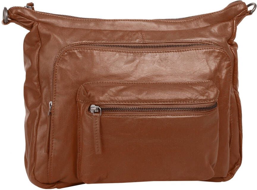 WouWou Schoudertas echt leder