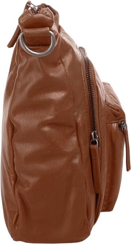WouWou Schoudertas echt leder