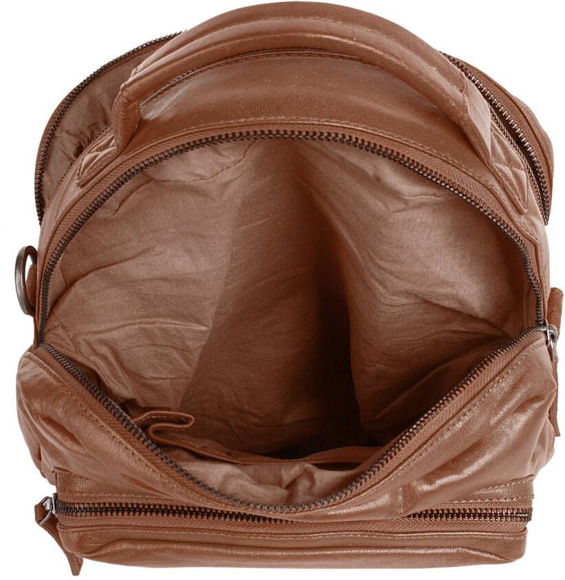 WouWou Schoudertas echt leder