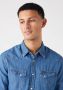 Wrangler Overhemd Lange Mouw 112130117 WESTERN-DENIM MEDIUM - Thumbnail 3