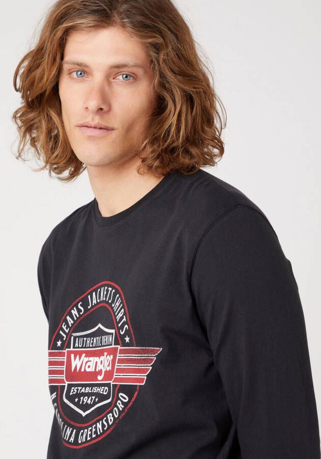 Wrangler Shirt met lange mouwen Americana