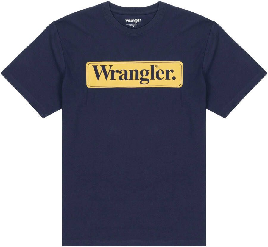 Wrangler Shirt met ronde hals