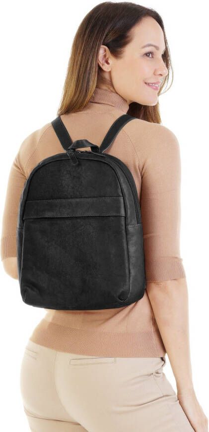 X-Zone Laptoprugzak echt leder