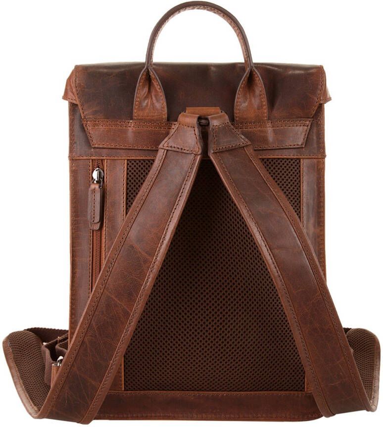 X-Zone Laptoprugzak echt leder