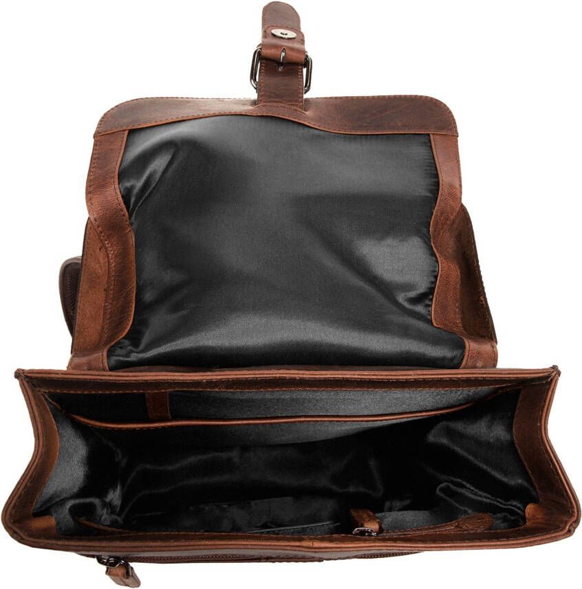 X-Zone Laptoprugzak echt leder