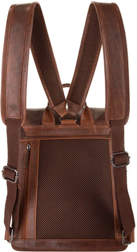 X-Zone Laptoprugzak echt leder