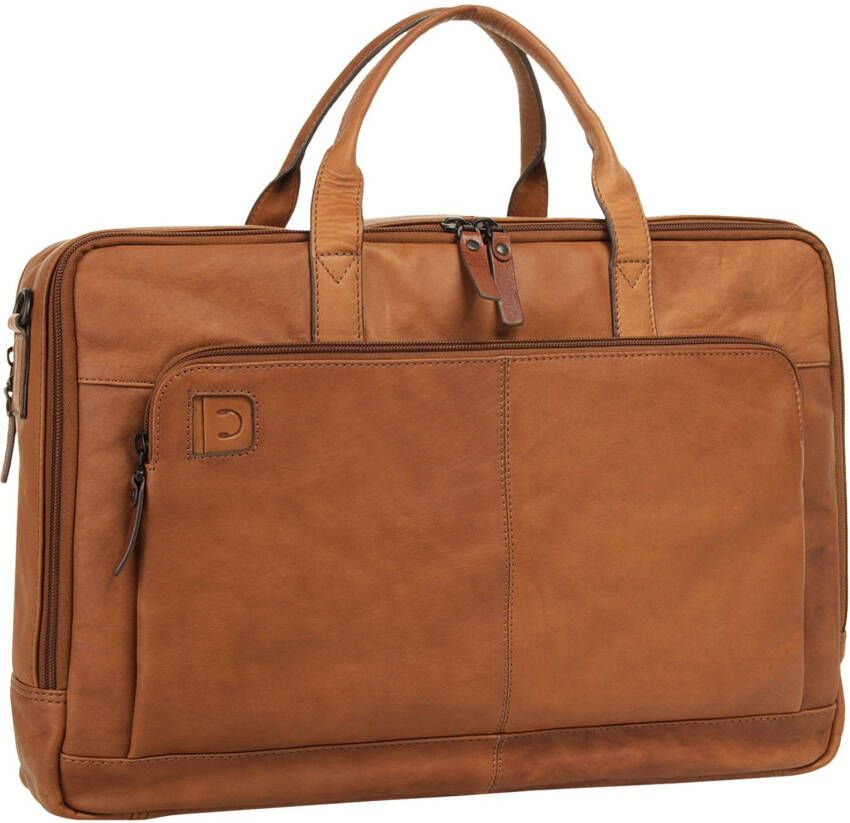 X-Zone Laptoptas echt leder